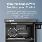 Digitek AB 35C 35 Liters Digital Display Dry Cabinet with Humidity Controller - Black