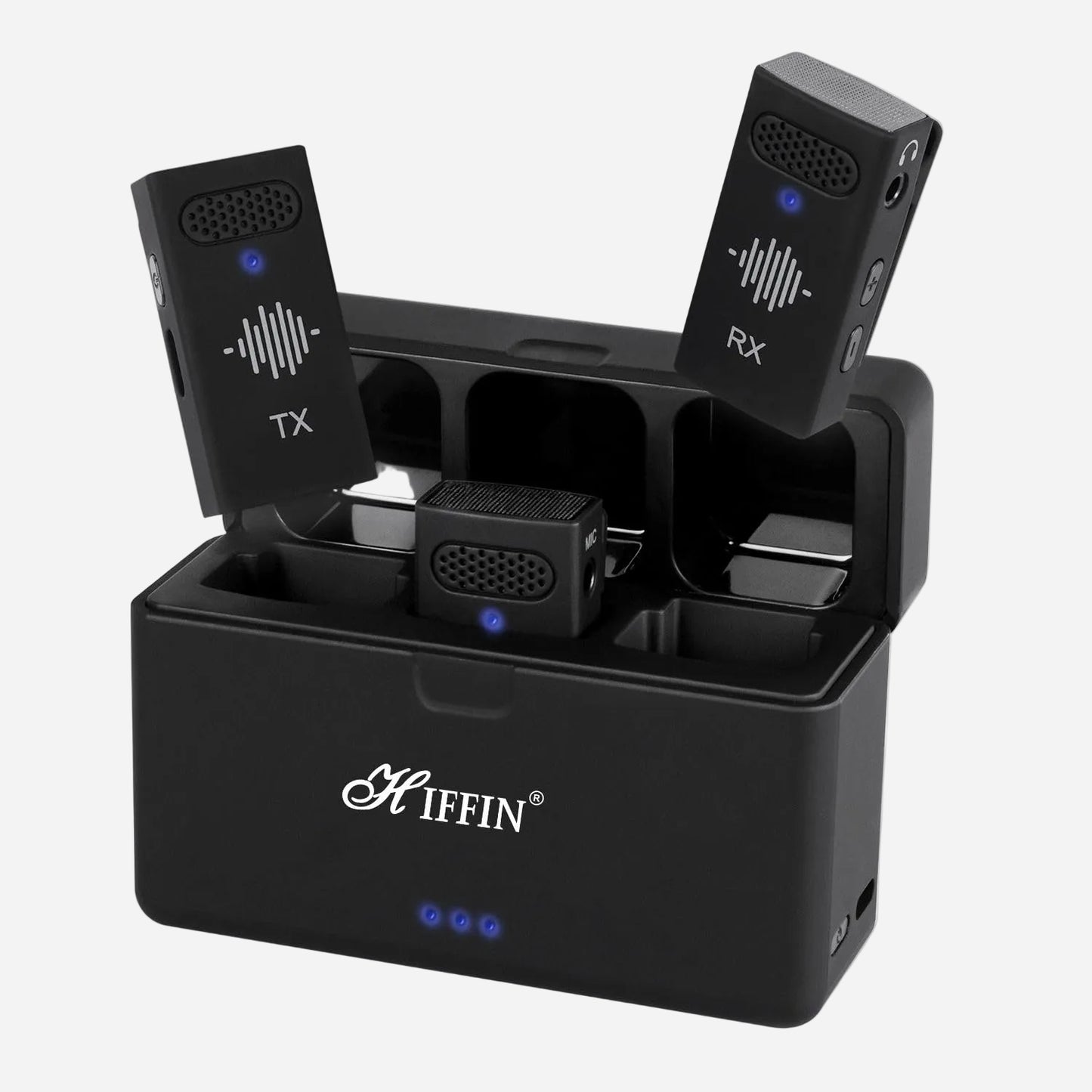 Hiffin HWM-50 Wireless Microphone System for Camera & Phone