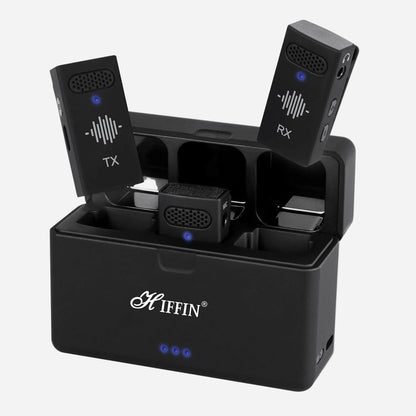 Hiffin HWM-50 Wireless Microphone System for Camera & Phone