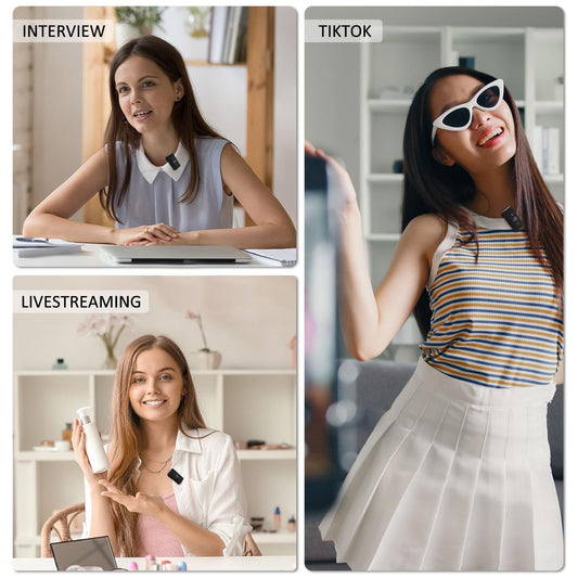 Hiffin HWM-50 Wireless Microphone System for Camera & Phone