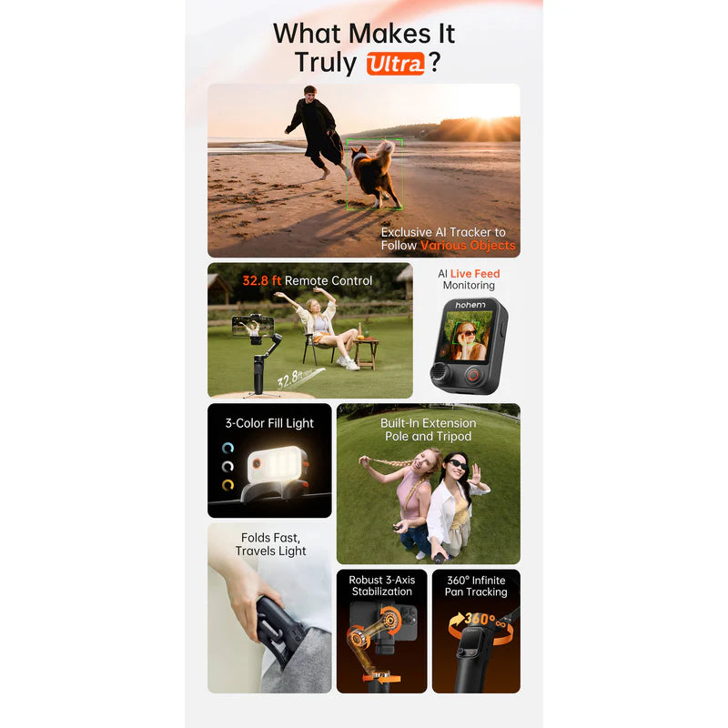 Hohem iSteady V3 Ultra AI Gimbal for Smartphones