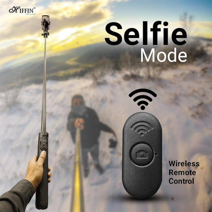 HIFFIN HST-61 63 Selfie Stick Tripod with Wireless Remote