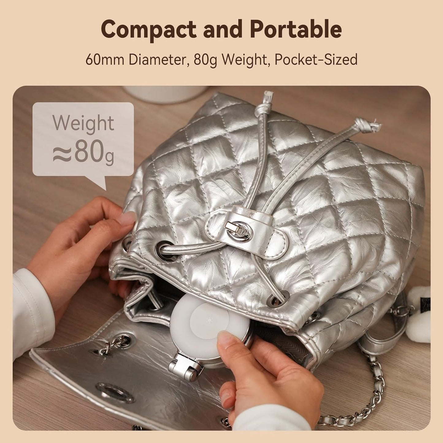 TELESIN C03 Magnetic Selfie Ring Light for Smartphones