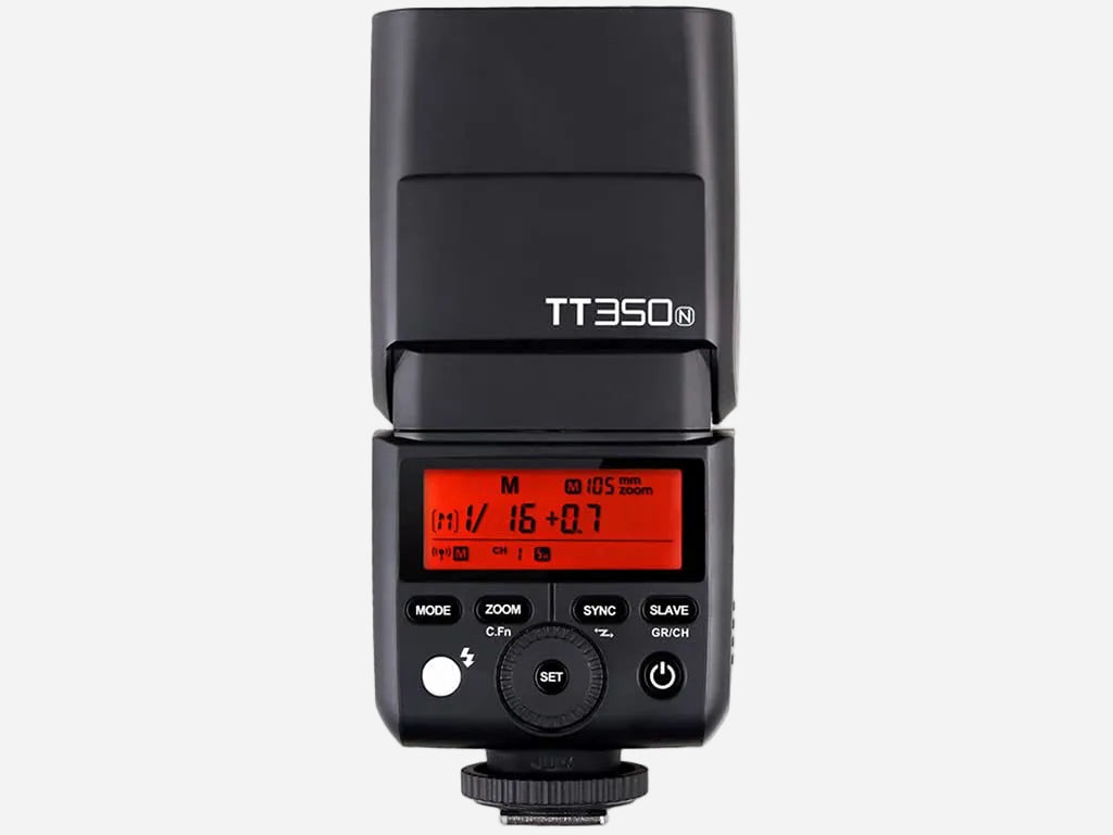 Godox TT350 Mini Thinklite TTL Flash (Black)