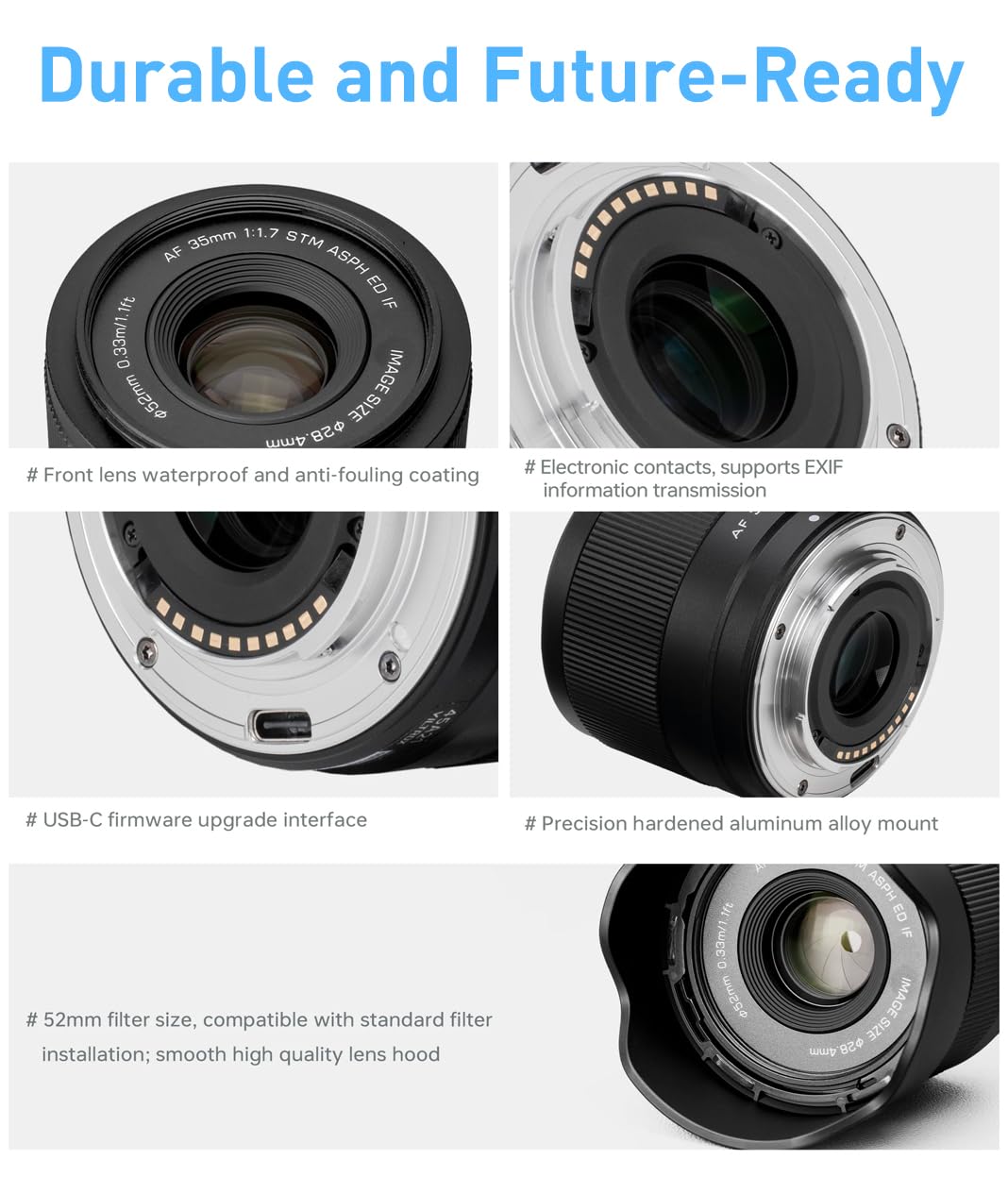 VILTROX AF 35mm F1.7 APS-C Lens for Sony E