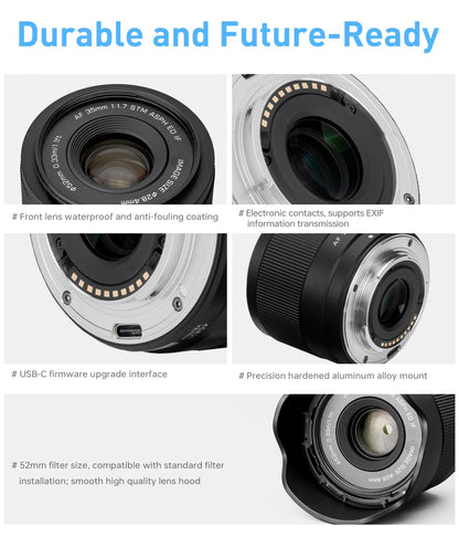 VILTROX AF 35mm F1.7 APS-C Lens for Sony E